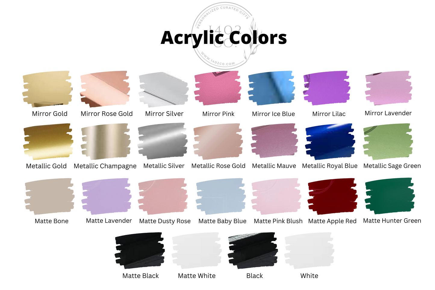 White Magnetic Gift Box With 3D Acrylic Name