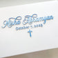 Baptism Magnetic Gift Box With 3D Acrylic Name | First Holy Communion | Christening