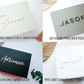 White Magnetic Gift Box With 3D Acrylic Name