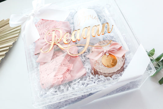 M SQ ACRYLIC BOX(MEDIUM)