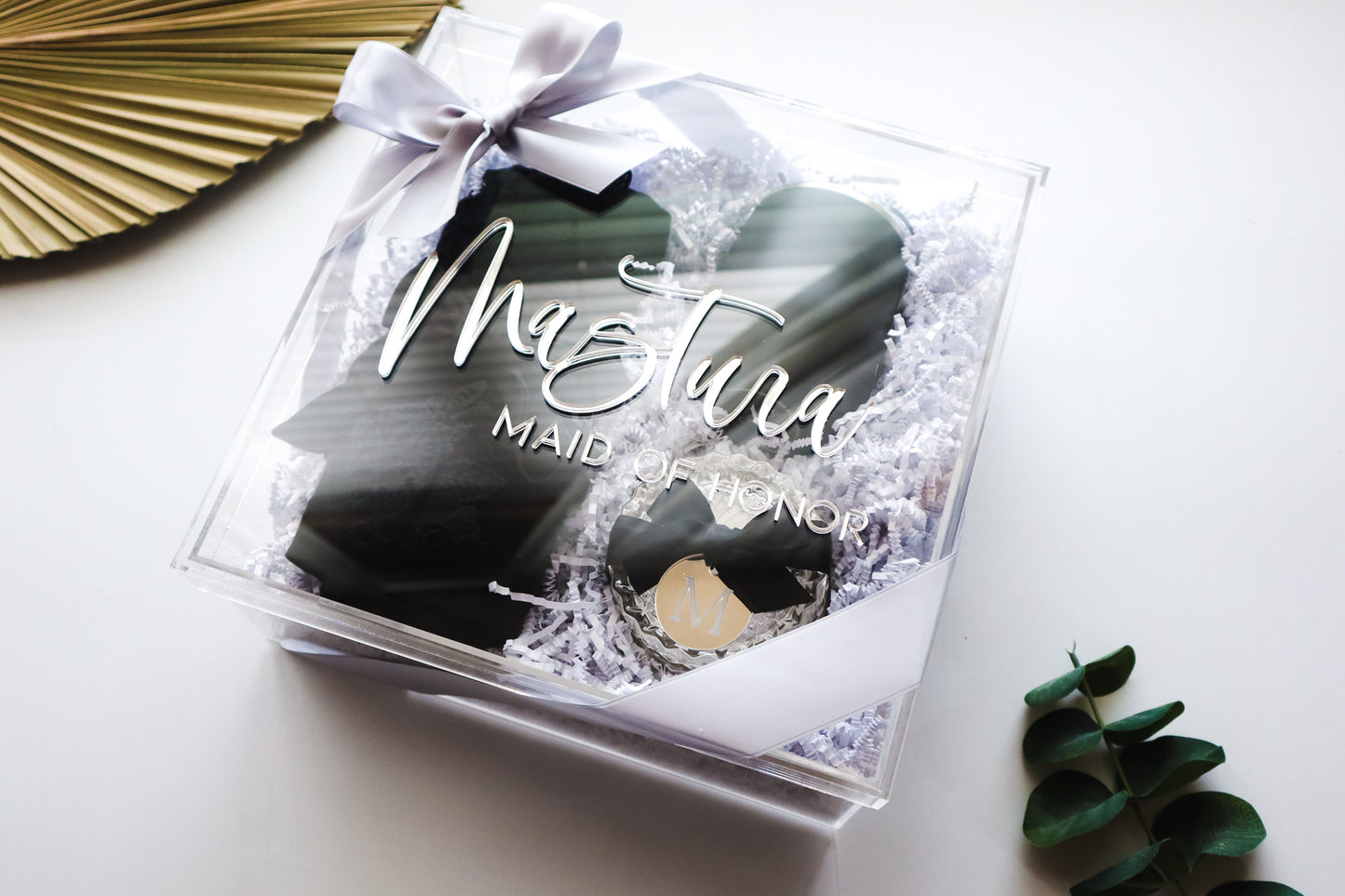 M SQ ACRYLIC BOX(MEDIUM)