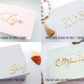 White Magnetic Gift Box With 3D Acrylic Name
