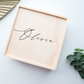 BRIDAL PARTY PROPOSAL WOODEN GIFT BOX