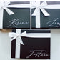 BLACK MAGNETIC GIFT BOX WITH RIBBON