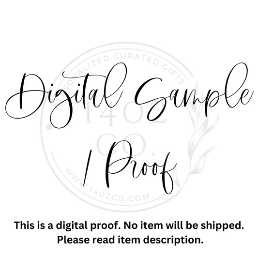 Digital proof for fonts