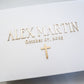 Baptism Magnetic Gift Box With 3D Acrylic Name | First Holy Communion | Christening