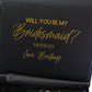 BLACK MAGNETIC GIFT BOX WITH RIBBON